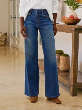 Frank & Eileen Galway 32” Full-Length Wide-Leg Jean NWT